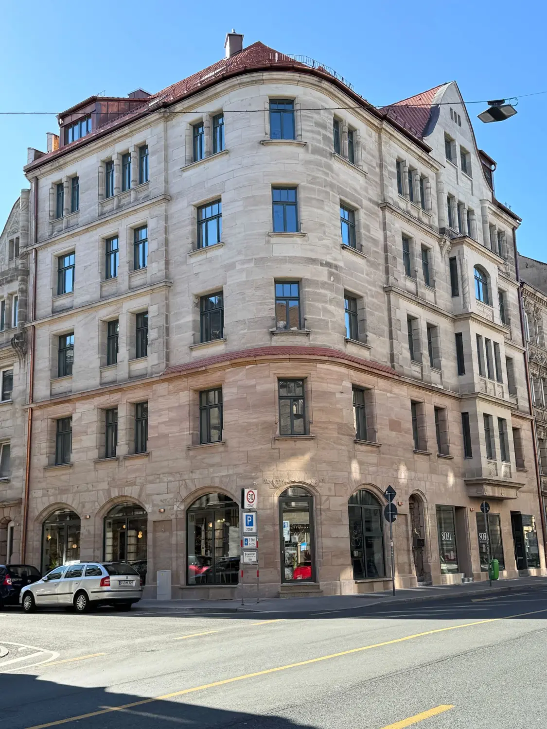 Gebäude von Engelhaus fuerth